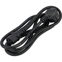 Кабель питания Ripo 1.8м, schuko-c13 (3-1.00 mm2) 16a, черный, угловая вилка, с заземлением 003-910012