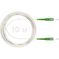Оптический патч-корд KSC LIGHT PON SC/APC-SC/APC SM G.657A1 (9/125) Simplex 3.0 мм LSZH - 10 м PO-SM7A1-SX3-SCA-SCA-10