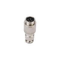 Авиационный разъем Giraffe 4-pin штекер GF-AV4M gf0360