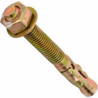 Клиновой анкер КРЕП-КОМП желтый цинк, 24x200, 10 шт. ак24200