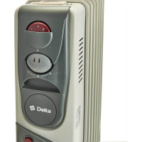 Масляный обогреватель DELTA D07F-7 1500Вт, с вентилятором, 7 секций Р1-00014240