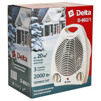 Тепловентилятор DELTA D-802/1: 2000 Вт(6) М0000000002
