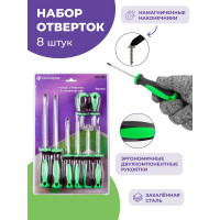 Набор отверток Помощник 8 пр.(ph:2x40,2x150,1x75,1x100мм;sl:5.5x40,4x75,4.5x100,5.5x150мм), в блистере P017K(49995)