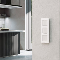 Рамка WERKEL на 3 поста slab (белый матовый) a062796