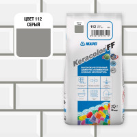 Затирка MAPEI KERACOLOR FF № 112/2кг (Серый) 5QA011202A