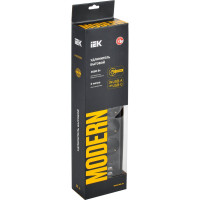 Удлинитель IEK Modern у05в с/з 2м 3x1мм2 16а/250в usbх4 чер. WYP12-16-05-02-ZKU-K02
