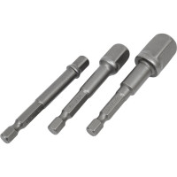 Набор переходников 1/4"DR, 3/8"DR, 1/2"DR, 3 предмета TOLSEN 77864