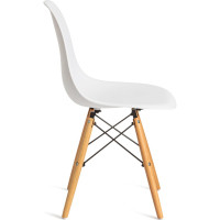 Стул Tetchair Cindy eames mod. 1801 / 1 шт. в упаковке дерево бук/металл/сиденье пластик, 45x51x82 см, white белый 20229