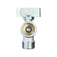 Шаровой кран шаровый GRIALE угловой 1/2" нр x 1/2" нр наружная-наружная резьба A151