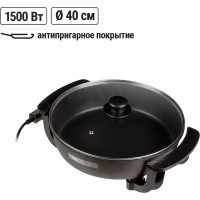 Электросковорода с крышкой TDM ELECTRIC "Кэмп 2", 1500 Вт, диаметр 40 см, глубина 7 см, антипригарное покрытие SQ4020-0002