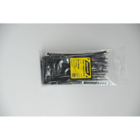 Нейлоновый хомут ЭЛЕКТРОБС 2.5x150 мм, стандартный, цвет черный 21002