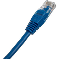 Патч-корд кабель Filum u/utp 5e кат, 0,5м 26awg(7x0,16 мм), чистая медь, pvc, синий FL-U5-C-0,5M-BL FL-U5-C-0.5M-BL