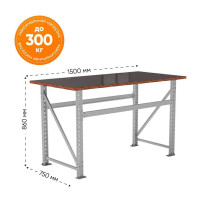 Монтажный стол-верстак IRONMEBEL Worktop Montage l 1500x750 M-DMVL1500750