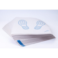 Двухслойные одноразовые коврики ODIS Следы ног 405х525 мм, 500 шт. Ds0807/074.807.00