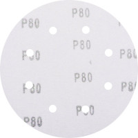 Диск шлифовальный Velcro 8 отверстий 180 мм, P80, 5 шт Flexione 10000885