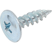 Саморез STEELREX полусфера с прессшайбой, острый, цинк, 4,2x16 мм, 200 шт. 0117042016B500020064