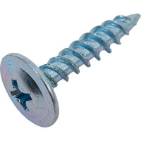 Саморез STEELREX полусфера с прессшайбой, острый, цинк, 4,2x19 мм, 300 шт. 0117042019B400030032