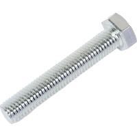 Болт STEELREX DIN 933, класс прочности 5,8, цинк, М12x70 мм, 10 шт. 0211012070B400001032