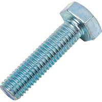 Болт STEELREX DIN 933, класс прочности 5,8, цинк, М10x40 мм, 25 шт. 0211010040B400002532