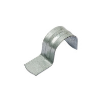 Металлическая однолапковая скоба КрепПак СМО 25-26 для монтажного пистолета, без отверстий, 100 шт. в упаковке 011.1125