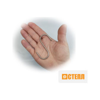 Крюки для мяса ООО Степл 3х80 мм, 10 шт из пищевой, нержавеющей стали H0103080