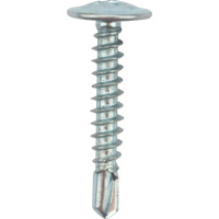 Саморез Доброга пресс-шайба, 4.2x25 мм, цинк, сверло, 1 кг ЦБ-00028533