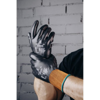 Перчатки маслобензостойкие (МБС) Jeta Safety с полным нитриловым покрытием, р.8/М JNF-101-M
