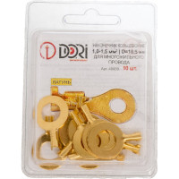 Наконечник кольцевой неизолированный DORI (НК) 1,0-1,5мм2, d=10,5мм, латунь, 10шт 48459