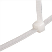 Нейлоновые стяжки Fortisflex НСС EasyFix 3x250 мм, белый, 100 шт. 89913