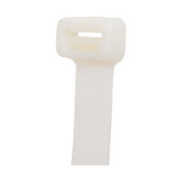 Нейлоновые стяжки Fortisflex КСС 12x500 мм, белый, 100 шт. 89901