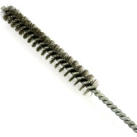 Щетка ерш EuroBrush Д15x100x300 с хв-м + кольцо, ворс гофр сталь 0,15 (код 14-012) EB-T816215