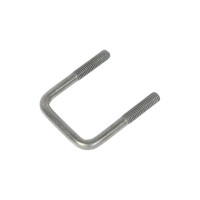 Скоба П-образная Мир Хомутов 40x40 мм, с резьбой М8, без гаек, в упаковке 4 шт. VENT40х40М8PCH51(4)