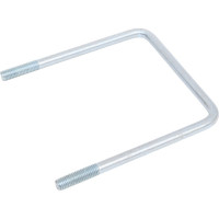 Скоба П-образная Мир Хомутов 120x120 мм, с резьбой М10, без гаек, в упаковке 4 шт. VENT120х120М10PCH51(4)