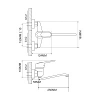 Смеситель для кухни ECONOCE серия 240 D40-A EC0243