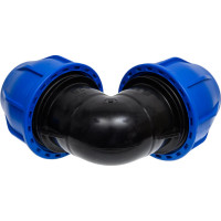 Отвод ПНД компрессионный ПК АкваЭлемент 75x75 EL-F-03-75