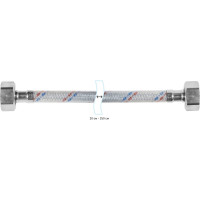 Гибкая подводка для воды ЦС нейлон, 3/4”Г х 3/4"Г L-150 см, штука ГП002126