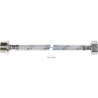 Гибкая подводка для воды ЦС, нейлон, 3/4”Г х 3/4"ШL-150 см, штука ГП002127
