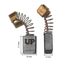 Щетка графитовая для MAKITA СВ-64 (аналог 191627-8) 5x8х11 мм UNITED PARTS 90-0901