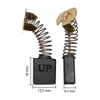 Щетка графитовая для MAKITA СВ-153 (аналог 181044-0) 6.5x13.5x18 мм UNITED PARTS 90-0900