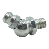 Угловая пресс-масленка (тавотница) 45°, М6х1, оцинкованная сталь, упак. 10 шт Harrison TPS-TVT45M6ZN (10)