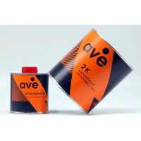 Акриловая грунтовка 4+1 AVE 2К Стандартная 0,8 л + отвердитель 0,2 л серая (к-т) 1120510