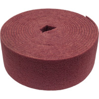 Материал шлифовальный бордовый на нетканой основе Tex в рулоне 115 мм, 10 м very fine Hanko Tex.115x10.veryfine