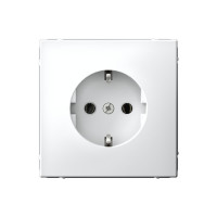 Розетка с заземлением ArtGallery Systeme Electric 16А, механизм, Белый GAL000143