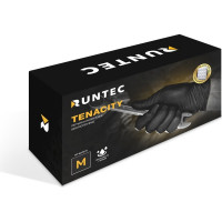 Перчатки нитриловые высокопрочные Runtec Tenacity размер M 100 штук RT-GLVS-M