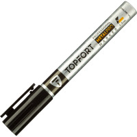 Маркер для металла Topfort metalpro 1-3 мм черный 1827884