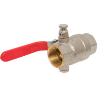 Кран шаровой EUROS Grand c дренажём, 1" ВР-ВР, ручка - усиленный рычаг EU.ST1016052 1