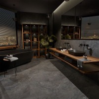 Керамогранит CULTO QUARTZSTONE ANTRACITE 60x60 матовый, упаковка 1,44м2 УТ-99903941