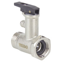 Клапан предохранительный для бойлера TEBO с ручкой cпуска 8 бар ВН/НАР 1/2" T-АБ.402.12.ЧР.CN