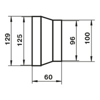 Редуктор 211, 100х125 мм Zernberg 10204867