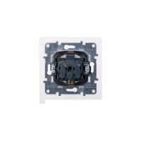 Розетка Legrand с заземлением IP44 Legrand Etika со шторками с защитной крышкой 16А 250В винтовые зажимы белый 672226